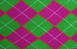 lilac and green argyle pattern fabric
