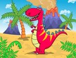 Vektor: Dinosaur Cartoon Dinosaur Cartoon