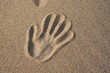 Zeichen im Sand