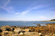 Rocky coast of Carnac in France