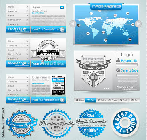 Vector: Premium templates and Web stuff master collection: Premium templates and Web stuff master collection: