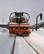 Foto: Schienen Schneefräse Schienen Schneefräse