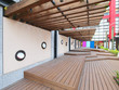 Walkway and roof made by wood