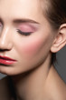 Photo: Beautiful woman with closed eyes Beautiful woman with closed eyes