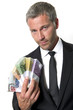 Business men with money-Euro