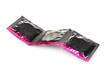 Three condoms in pack isolated on white
