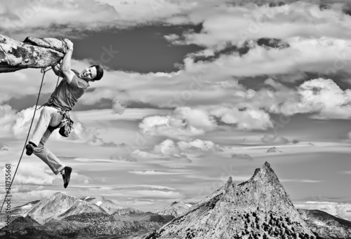 Photo: Dangling from the edge. Dangling from the edge.