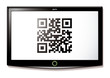 LCD TV QR code scan
