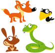 vector forest animals