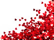 Holiday card with hearts