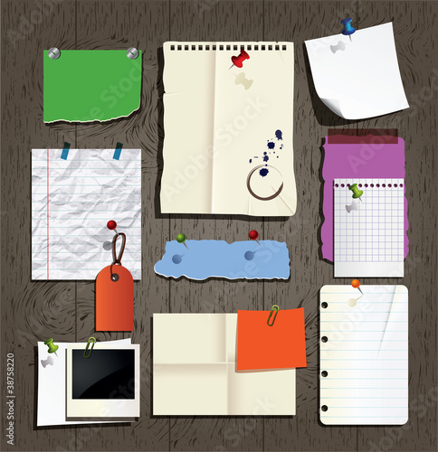Vektor: office paper collection office paper collection
