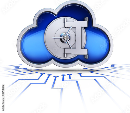 Illustration : cloud safe cloud safe