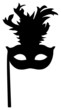 Vektor: Venetian carnival mask Venetian carnival mask