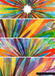 retro style banner set with pastel colors
