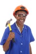 African Woman Construction Worker African Woman Construction Worker