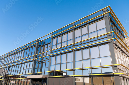 Photo: modern office building modern office building