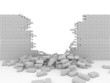 Illustration: Broken wall Broken wall