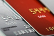 Picture of a credit cards as a background.