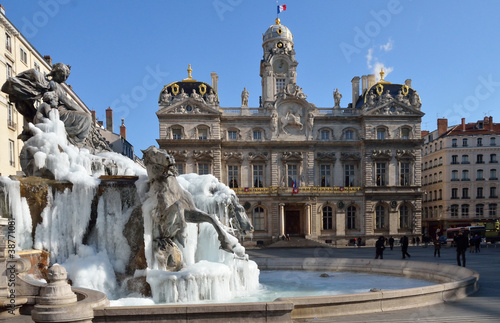Photo: Place des Terreaux en hiver Place des Terreaux en hiver