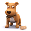 3d Dog has uncorked the bottle with the opener