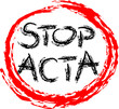 Vektor: STOP ACTA STOP ACTA