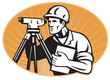 Surveyor Engineer Theodolite Total Station