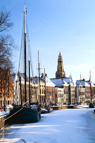 Photo: Groningen in snow Groningen in snow