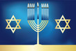 Hanukkah - festive jewish card