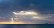 sunset over ocean