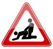 No sex on the beach sign