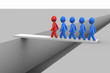 Illustration: Crossing the bridge Crossing the bridge