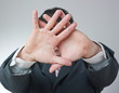 Foto: ashamed coward professional man ashamed coward professional man