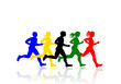 Vector: Runners, vector image Runners, vector image