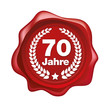70 Jahre Wachs Siegel, Vektor