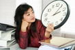 woman stress at work
