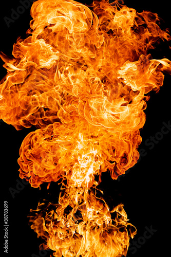 Photo: Flame on Black Flame on Black