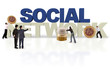 3D financial social network