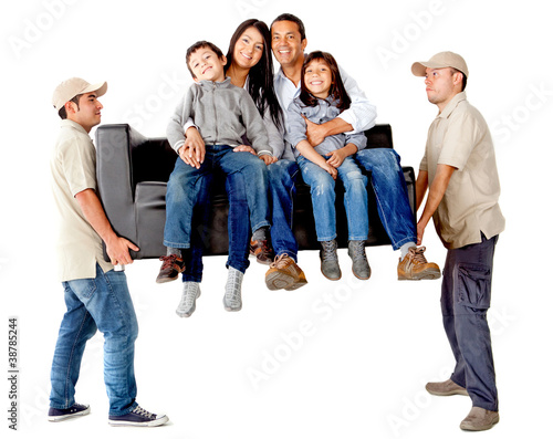 Photo: Family moving Family moving