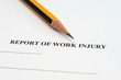 Report of work injury