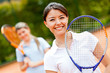 Female tennis player