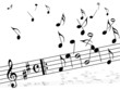 Illustration: Musiknoten Musiknoten