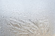 winter frosted glass