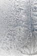 winter frosted glass