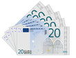 20 Euro Scheine - Vector