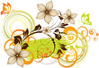 Abstract floral background