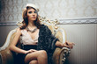 Portrait of pretty young woman