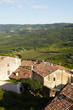 Ausblick von Bergdorf Motovun, Istrien, Kroatien