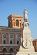 Forli Aurelio Saffi statue in Saffi  square.