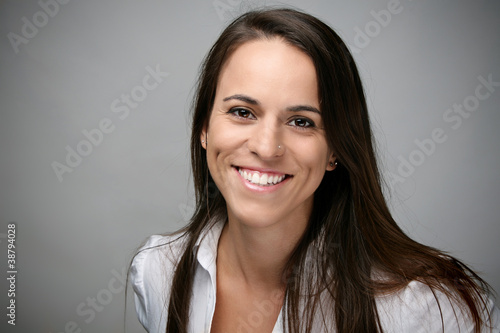 Photo: Happy brunette Happy brunette