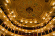 Auditorium. An interior of opera theatre. Lviv, Ukraine